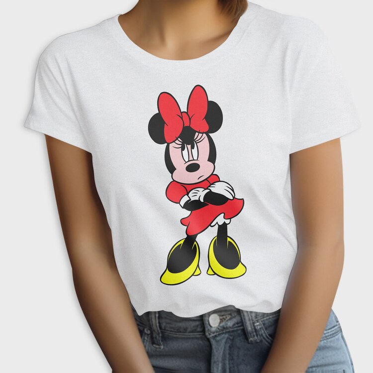 Cartoon Retro Minnie 5, Tricou Femei