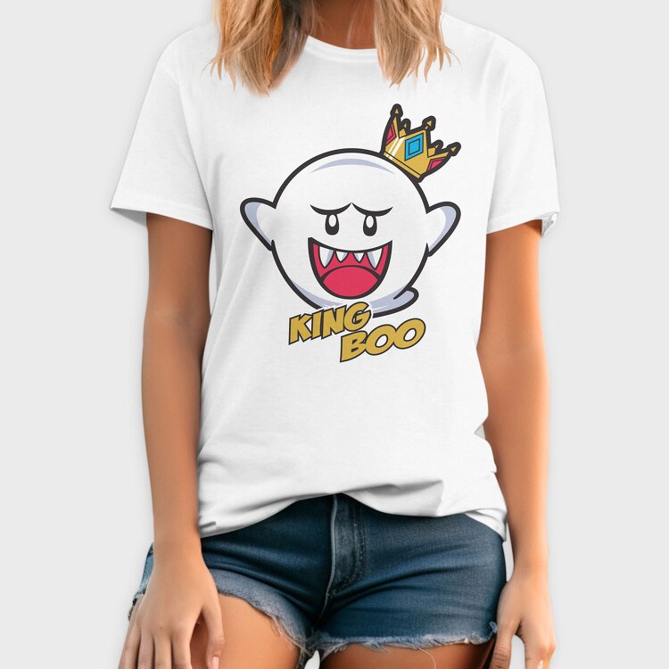 King Boo Mario Bros, Tricou Barbati (Unisex)