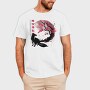 Fox and Sakura Tree, Tricou Barbati (Unisex)