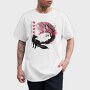 Fox and Sakura Tree, Tricou Barbati (Unisex)