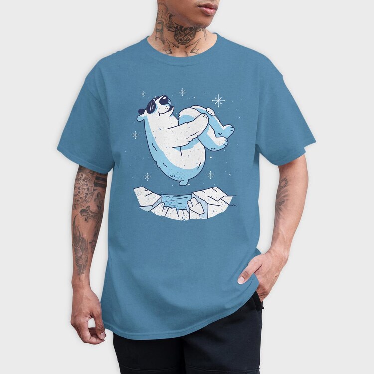 Polar Bear Bomb, Tricou Barbati (Unisex)