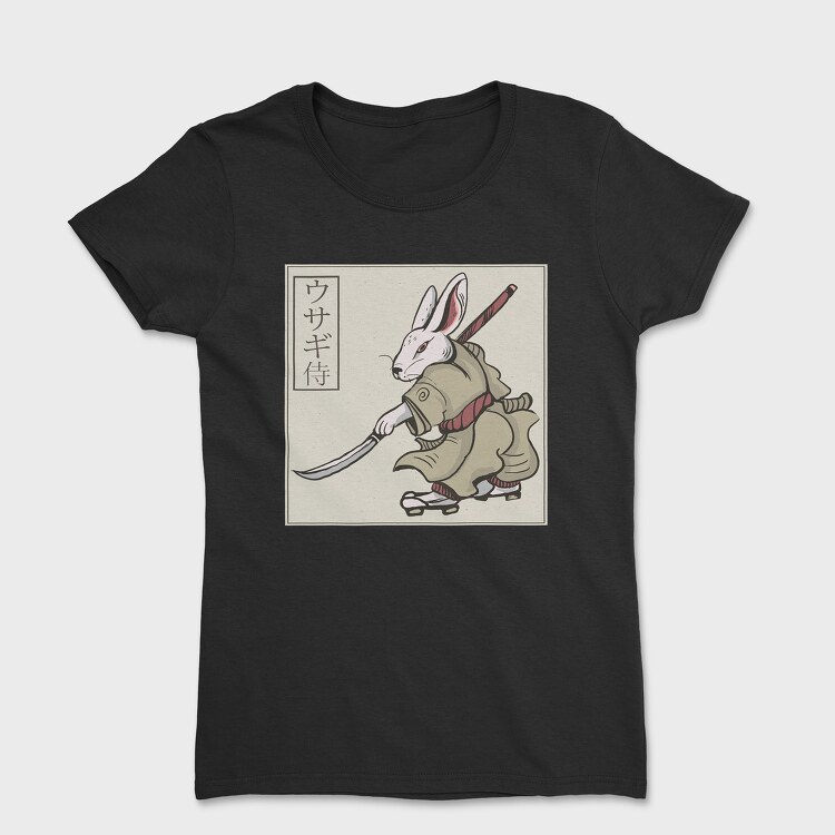 Tricou Femei, Rabbit Samurai