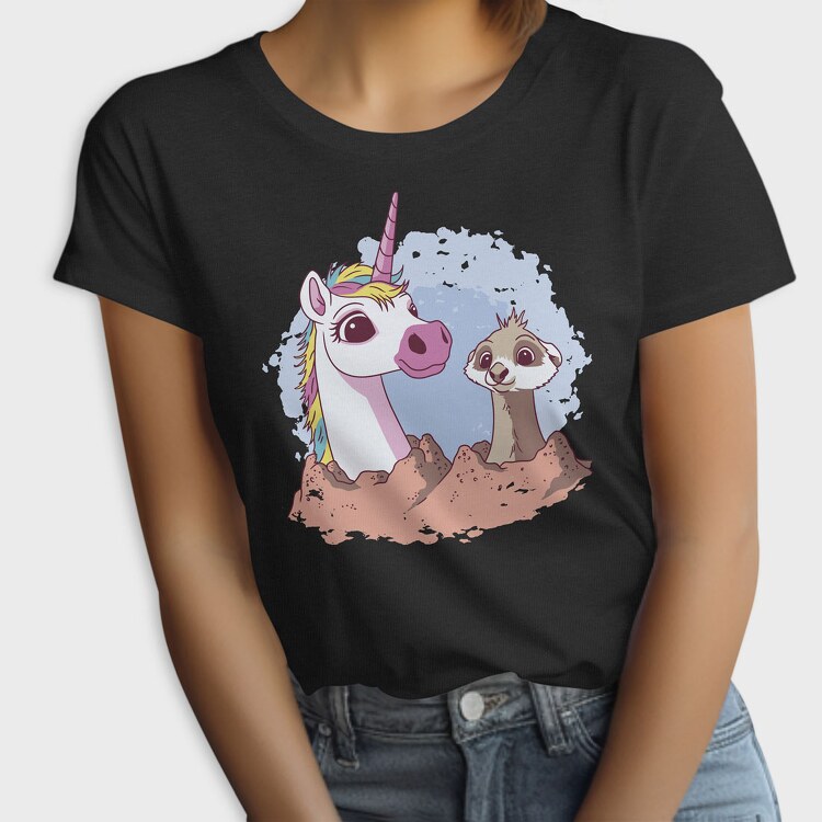 Unicorn and Meerkat, Tricou Femei