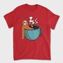 Sloth Coffee Hot Tub, Tricou Barbati (Unisex)
