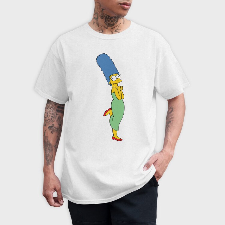 Marge Simpson, Tricou Barbati (Unisex)