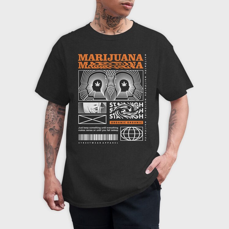 Marijuana 2, Tricou Barbati (Unisex)