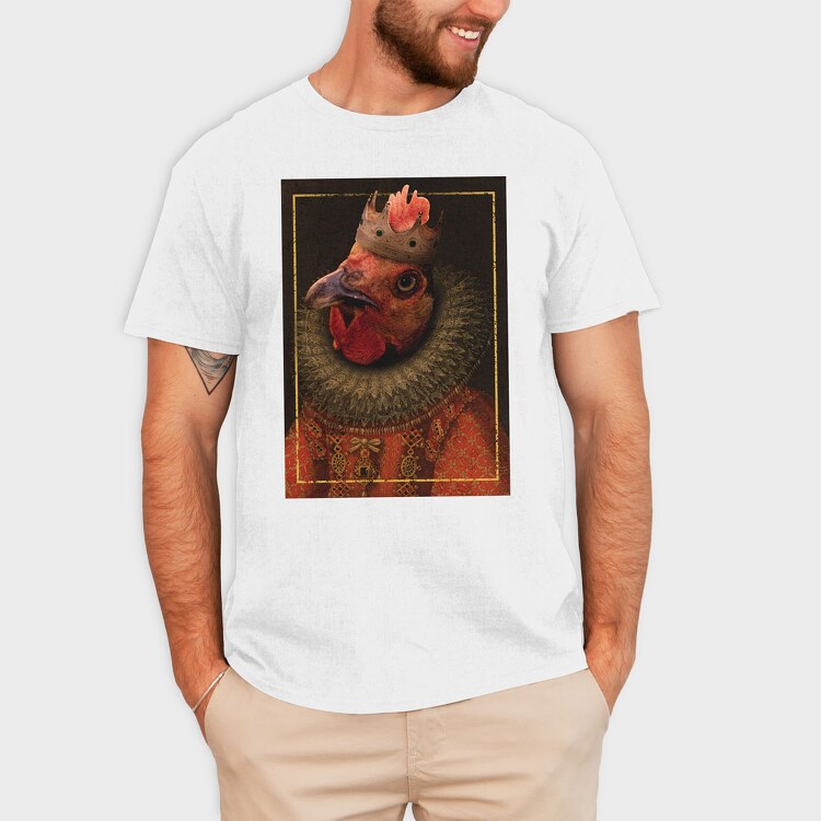 Poster Chick Queen, Tricou Barbati (Unisex)