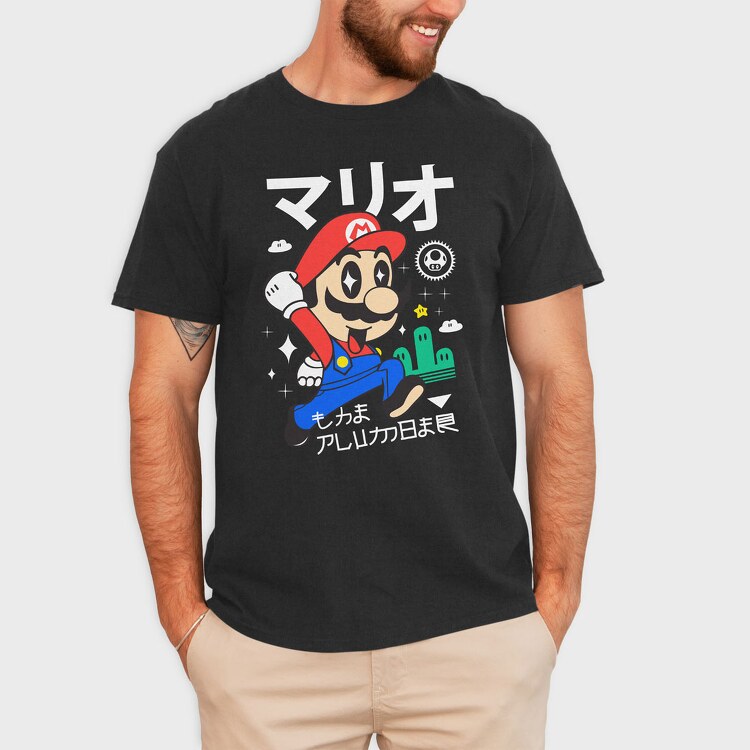 Mario Design 3, Tricou Barbati (Unisex)