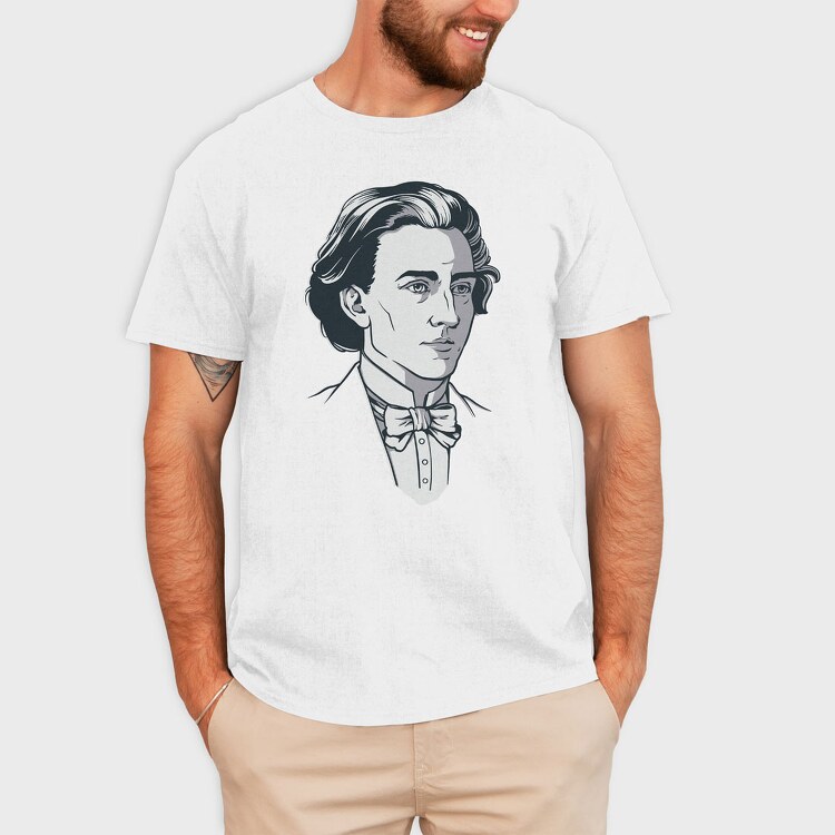 Frederic Chopin, Tricou Barbati (Unisex)