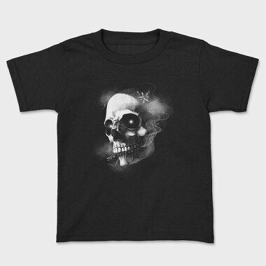 Monochrome Skull Nebula, Tricou Copii