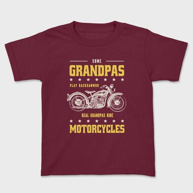 Real Graandpas Ride Motorcycles, Tricou Copii