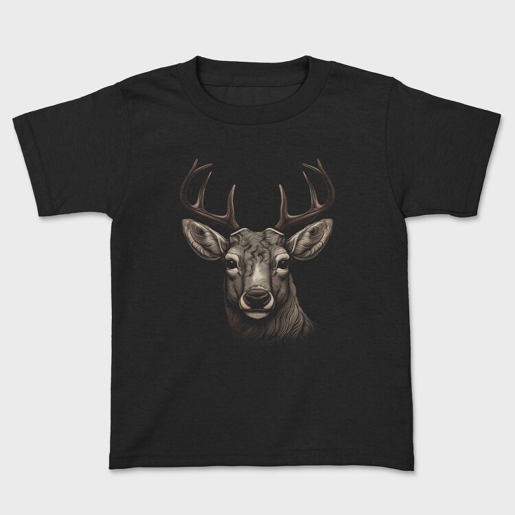 Realistic Deer, Tricou Copii