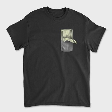 Realistic Money Pocket, Tricou Barbati (Unisex)