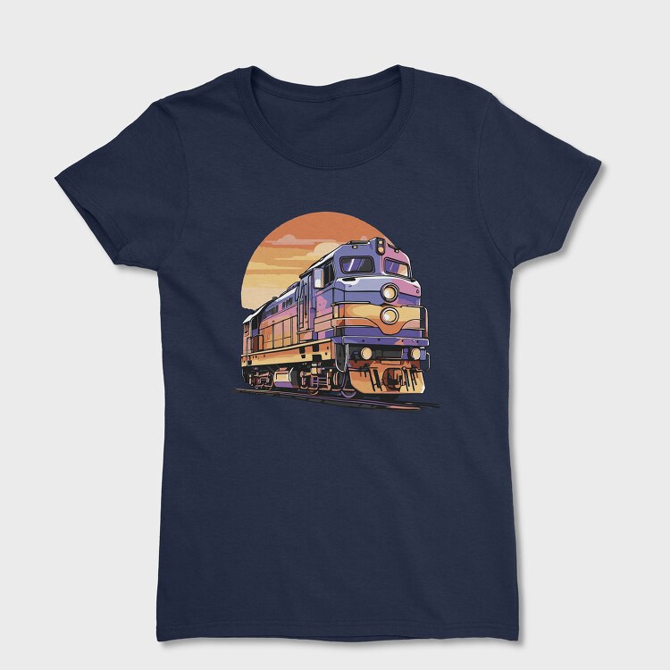 Retro Train, Tricou Femei