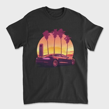 Electric Car, Tricou Barbati (Unisex)