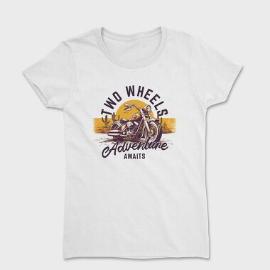 Motorcicle Adventure Two Wheels, Tricou Femei