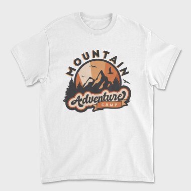 Mountain Adventure Camp, Tricou Barbati (Unisex)