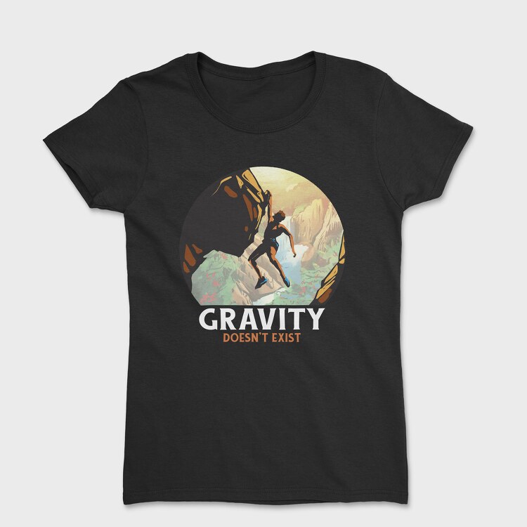 Rock Climbing Gravity, Tricou Femei