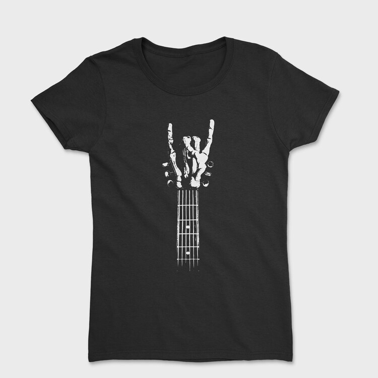 Rock Hand Guitar, Tricou Femei