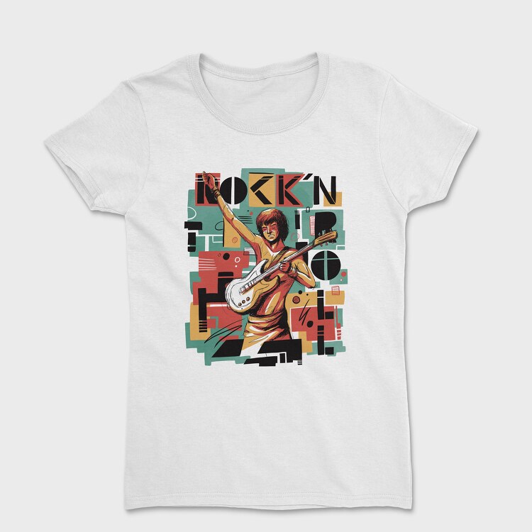 Rock N Roll Guitar, Tricou Femei