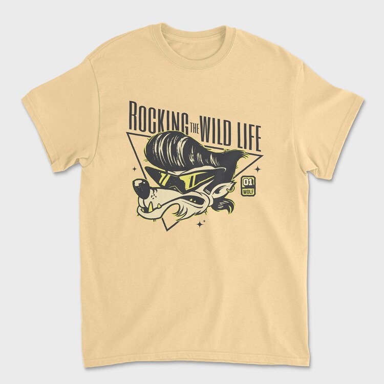 Rocking the Wild Life, Tricou Barbati (Unisex)