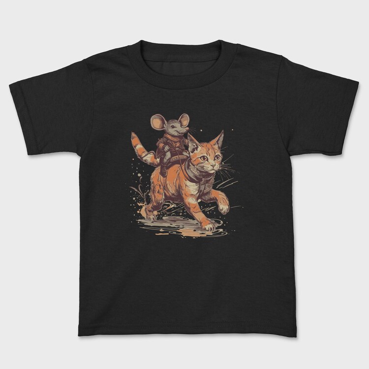 Mouse Cowboy Cat, Tricou Copii