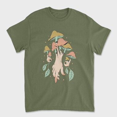 Mushroom Hand, Tricou Barbati (Unisex)