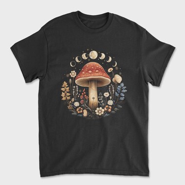 Mushroom Moon Flowers, Tricou Barbati (Unisex)