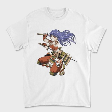 Samurai Girl, Tricou Barbati (Unisex)