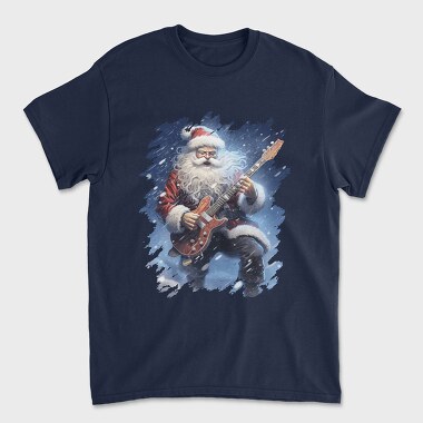 Santa Claus Rocking, Tricou Barbati (Unisex)