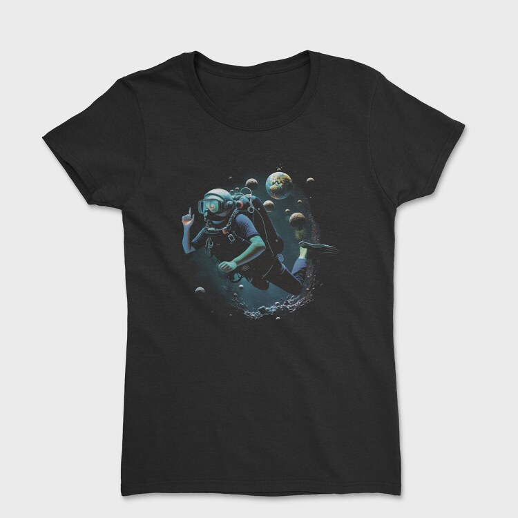 Sea Diver Diving Between Planets, Tricou Femei