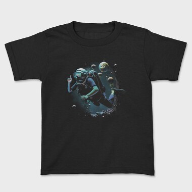 Sea Diver Diving Between Planets, Tricou Copii