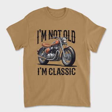 Not Old Classic Motorcycle, Tricou Barbati (Unisex)