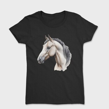 Side View Realistic Horse, Tricou Femei