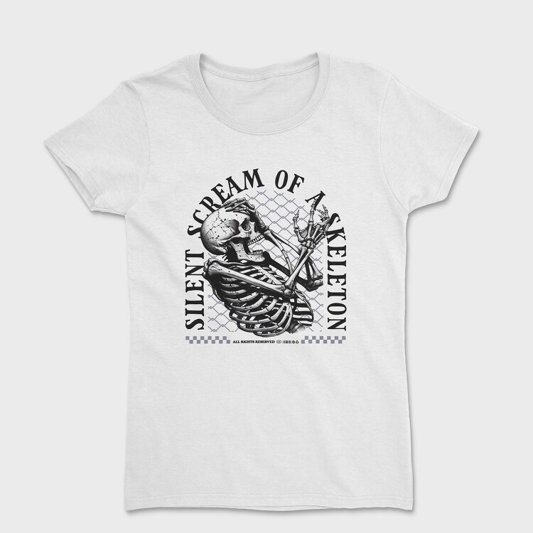 Silent Scream of a Skeleton, Tricou Femei