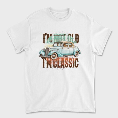 Old Car Quote, Tricou Barbati (Unisex)