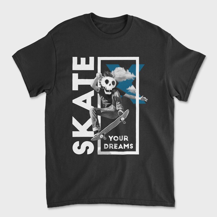 Skate Your Dreams, Tricou Barbati (Unisex)