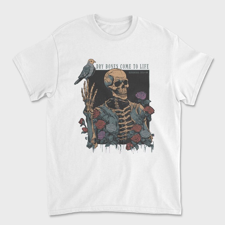 Skeleton Dove Life, Tricou Barbati (Unisex)