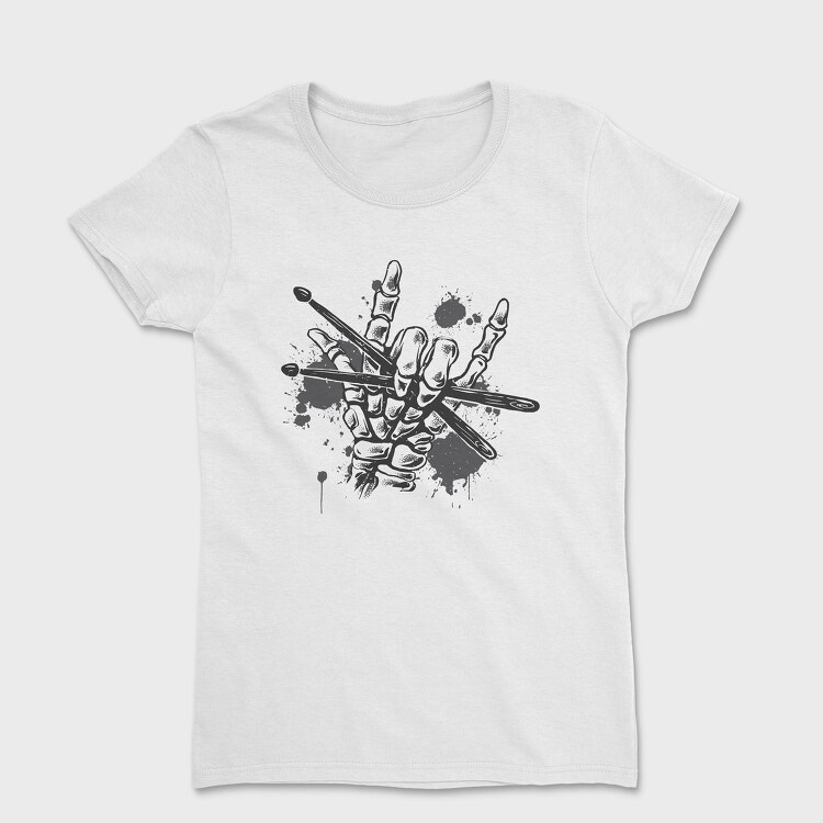 Skeleton Hand Drums, Tricou Femei