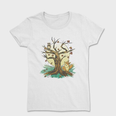 Owl Fox Tree, Tricou Femei