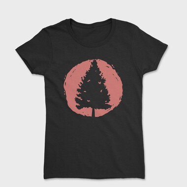 Pine Tree Sunset, Tricou Femei