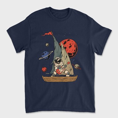 Pirate Astronaut, Tricou Barbati (Unisex)