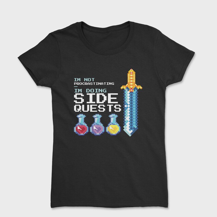 Pixel Side Quests, Tricou Femei