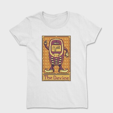 Pixelart Tarot Card the Device, Tricou Femei