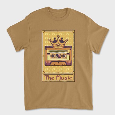 Pixelart Tarot Card the Music, Tricou Barbati (Unisex)