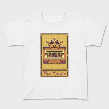 Pixelart Tarot Card the Music, Tricou Copii