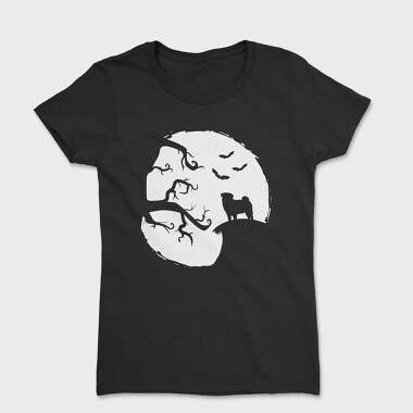 Pug Halloween, Tricou Femei