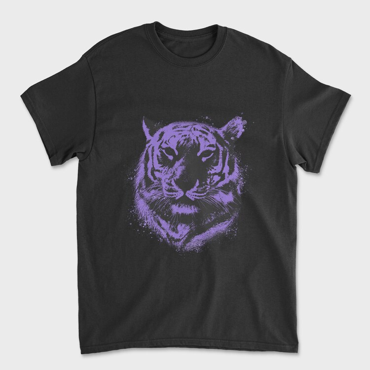 Purple Tiger, Tricou Barbati (Unisex)