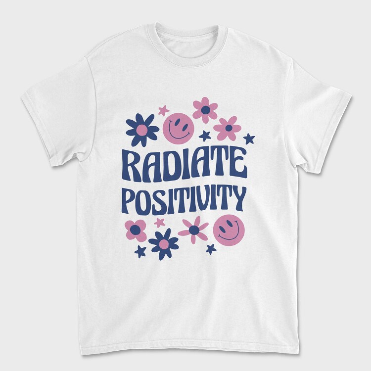 Radiate Positivity, Tricou Barbati (Unisex)