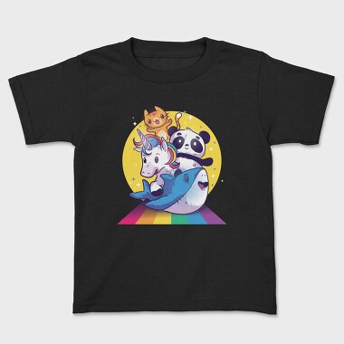 Rainbow Cute Animals, Tricou Copii